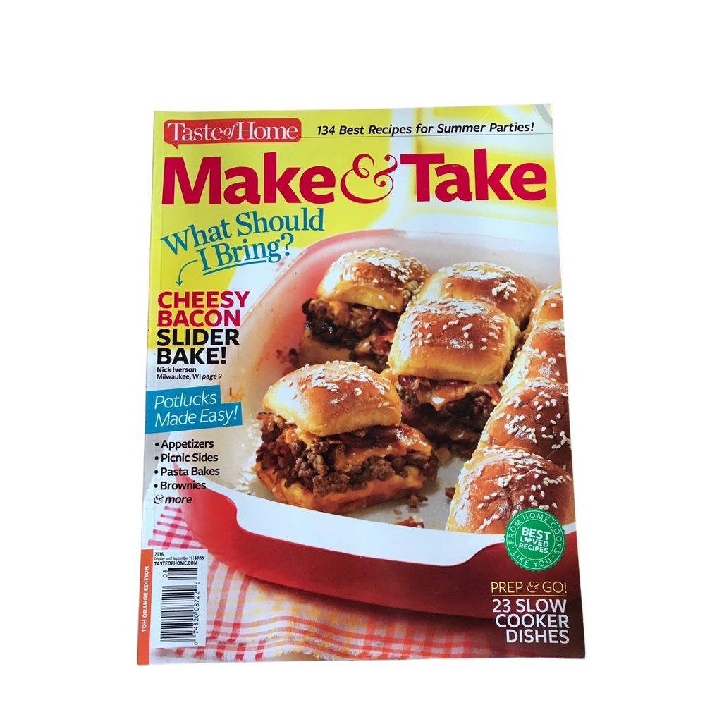 Taste Of Home Magazine – Make And Take– September 2016